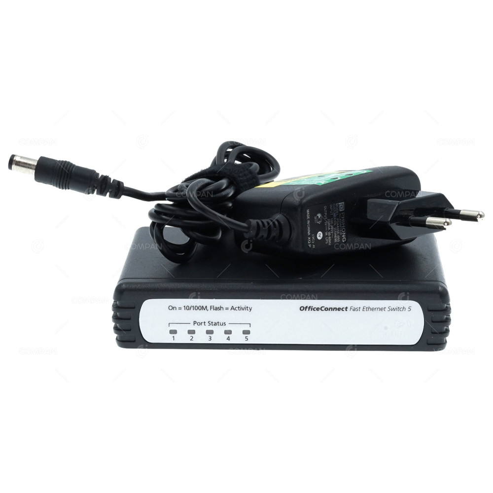 3C16790C 3COM OFFICECONNECT 5 PORT 100MB ETHERNET UNMANAGED SWITCH  -